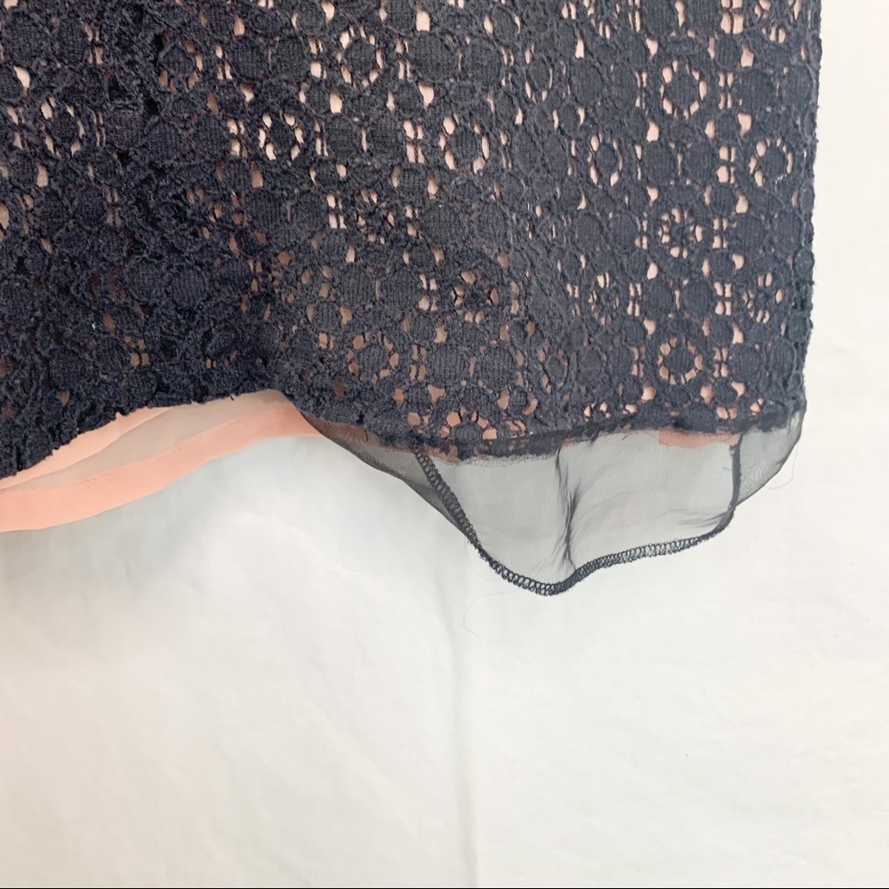 J. Crew / Lace Overlay Mini Dress - Size S (?) - Picture 6 of 9